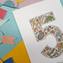 Children's Number Birthday Cards Age One To Five, thumbnail 9 of 11