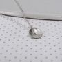 Personalised Sterling Silver Disc Necklace, thumbnail 2 of 5