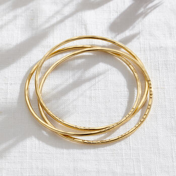 Personalised Russian Ring Bangle Set, 3 of 11
