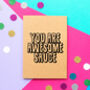 Awesome Sauce Funny Thank You Card, thumbnail 1 of 2