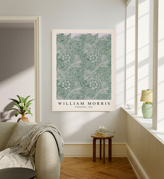 William Morris Set Of Two Floral Art Prints, 4 of 4