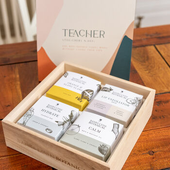 Personalised Teacher Organic Handmade Pamper Gift Box, 5 of 10
