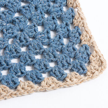 Catalonia Granny Squares Blanket Crochet Kit, 6 of 11