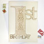 Personalised 1st Birthday Card Keepsake, thumbnail 4 of 12