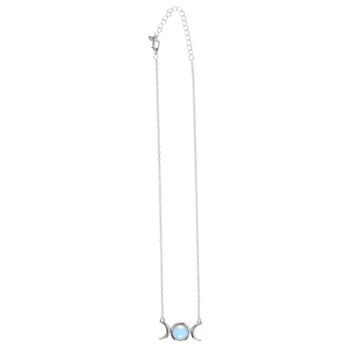 Opalite Triple Moon Necklace Card, 3 of 3