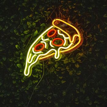 Pizza Slice Neon LED Sign, 2 of 4