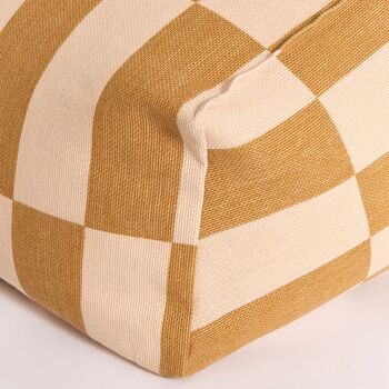 Vibes Armchair Beanbag Mustard And Sand Tiles, 2 of 4