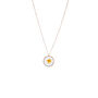 Hello Sunshine Yellow Pressed Flower Pendant Necklace, thumbnail 2 of 3