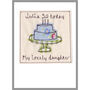 Personalised Cake 1st Or Any Birthday Card For Girl, thumbnail 11 of 12