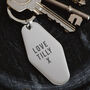 Thank You Teacher Gift Engraved Keyring, thumbnail 2 of 2