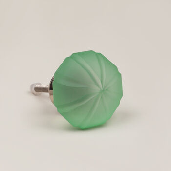 G Decor Umbrella Diamond Stylish Matt Glass Knobs, 5 of 12