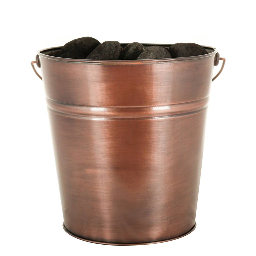 personalised vintage copper coal bucket by dibor