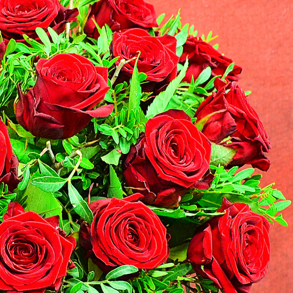 18 Red Rose I Love You Fresh Flower Bouquet By Fleur De Luxe |  notonthehighstreet.com