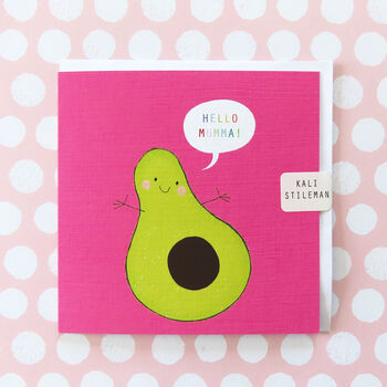 Hello Mumma Avocado Card, 3 of 3