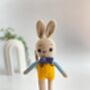 Handmade Crochet Bunny Toys For Kids, thumbnail 10 of 12