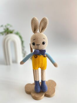 Handmade Crochet Bunny Toys For Kids, 10 of 12