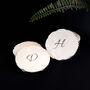 Personalised Initial Marble Coaster, Gold Or Silver, thumbnail 3 of 4