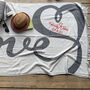 Love Towels, Throws, Personalised Anniversary Gift, thumbnail 6 of 12