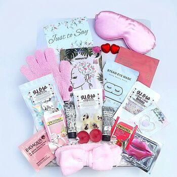 Glow Pink Self Love Birthday Spa Care Package For Her, 4 of 12