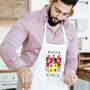 Apron Personalised With Full Colour Coat Of Arms, thumbnail 1 of 2