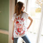Support The Claus Women's Christmas T Shirt, thumbnail 4 of 7