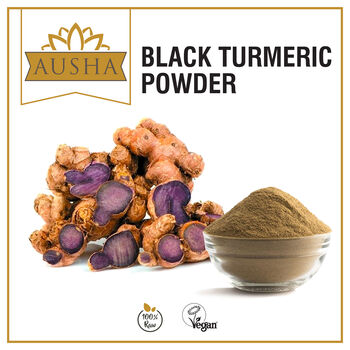 Ausha Black Turmeric Powder 100g For Wellness Energy, 4 of 5