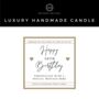 50th Birthday Gift Personalised Scented Candle, thumbnail 5 of 7