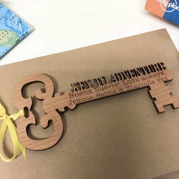 Personalised 'Key To Adventure' Card, 11 of 12