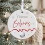 'Believes' Ceramic Disc Hanging Decoration Bauble + Gift Box, thumbnail 1 of 9
