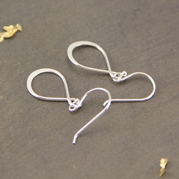 Sterling Silver Infinity Knot Drop Earrings, 3 of 8