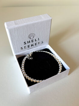 Sterling Silver Interlinked Heart Bracelet, 3 of 7