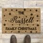 Personalised Family Christmas Doormat, thumbnail 1 of 2