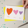 Personalised Hearts All Purpose Card, thumbnail 3 of 7