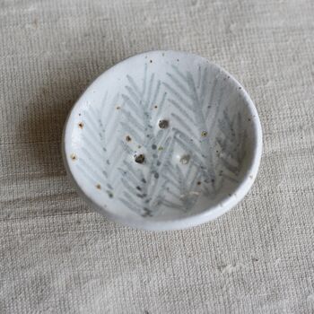 'Rye' Round Ceramic Soap Dish, 3 of 3