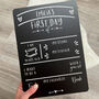 Personalised First Day Of School Chalkboard, thumbnail 2 of 6