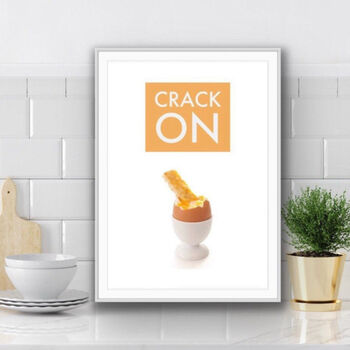 Crack On Kitchen Print, 2 of 2