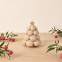 Beige Christmas Tree Candle Festive Decoration, thumbnail 4 of 10