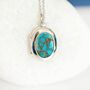 Personalised Sterling Silver Copper Turquoise Locket, thumbnail 2 of 12