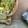 30cm Distressed Silver Baroque Crown Wall Mirror, thumbnail 7 of 8