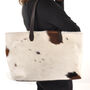 Vondie And Will Chocolate Tote Bag With Calf Hair, thumbnail 3 of 5