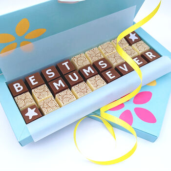 Best Mummy Ever Gift Box Of Personalised Chocolates, 3 of 7