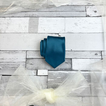 Peacock Wedding Tie Set, 4 of 12