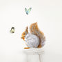 Squirrel Wall Sticker, Squirrel And Butterflies Set, thumbnail 1 of 2