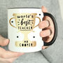 Personalised World's Best Teacher Mug, thumbnail 2 of 2