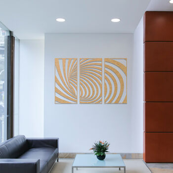 Contemporary Wooden 3D Effect Wall Panels Gift For Home Or Office, 5 of 9