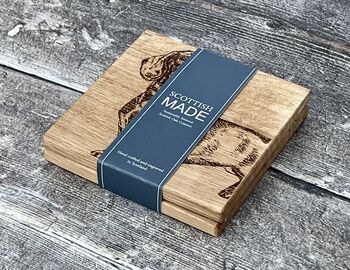 Set Of Two Dachshund Sausage Dog Coasters, 3 of 3