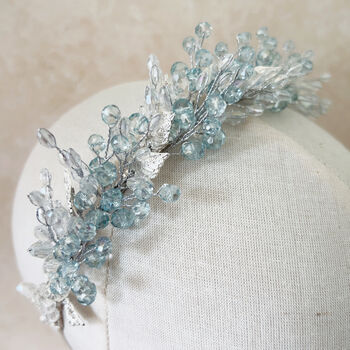 Pale Green Crystal Headband, 3 of 4