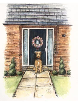 Personalised Front Door Illustration, 3 of 6