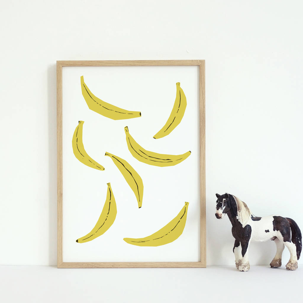 Banana Print, Kitchen Art, 1 of 4