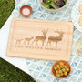 Personalised Stag Chopping Board Family Gift New Home, thumbnail 3 of 5
